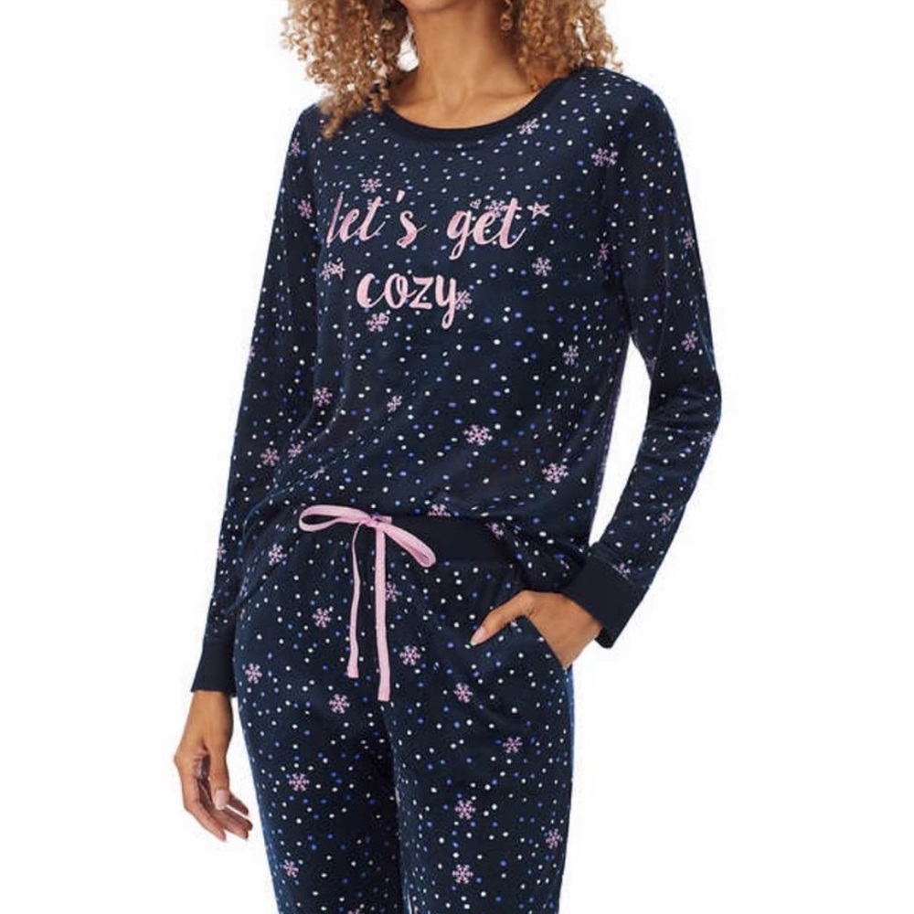 Jane and Bleecker - Silky Stretch Fleece Pajama Set
